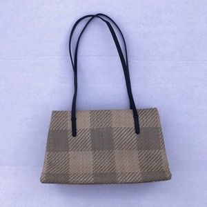 Maxx New York Signature Woven Straw Purse Shoulder Bag Vintage Handbag